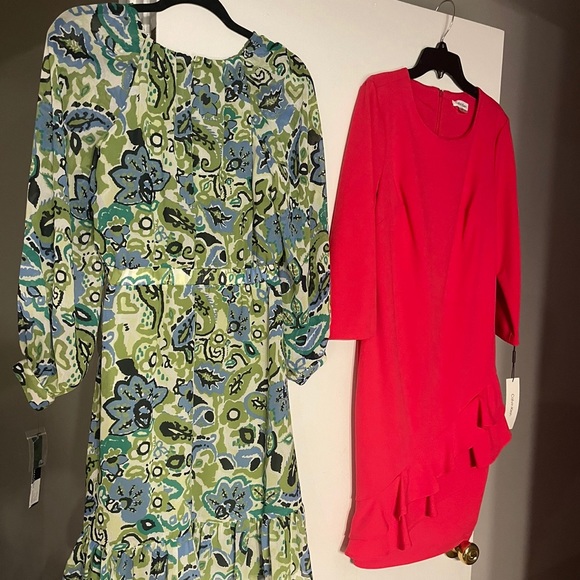 GREEN 💚💚💚🤍Maggy London Fit and flare dress - Picture 5 of 6